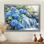 «Ilyena Hydrangeas By The Waterfall II», art mural hortensias-457554342-457554361-368566850