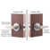 Daley Privacy Push Button Door Lever