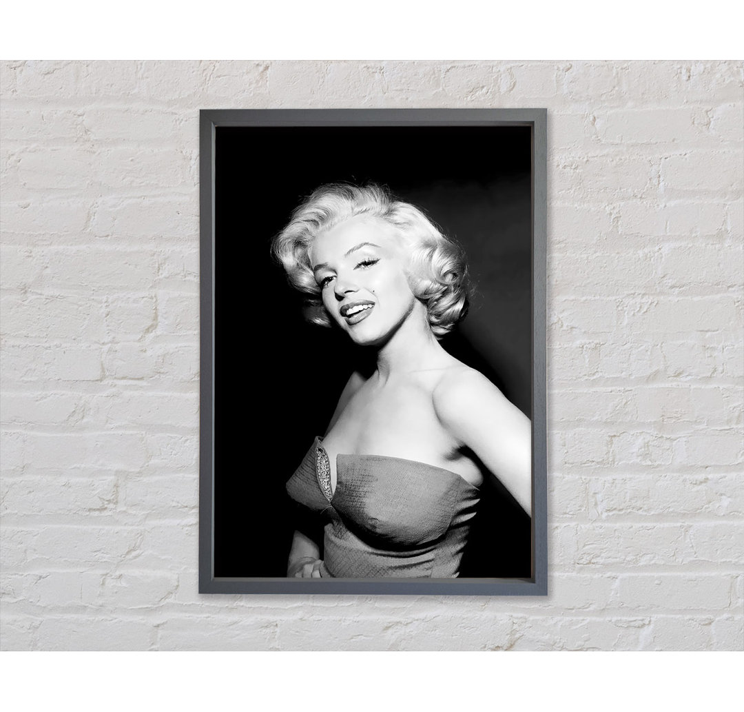 Marilyn Monroe Lächeln - Druck