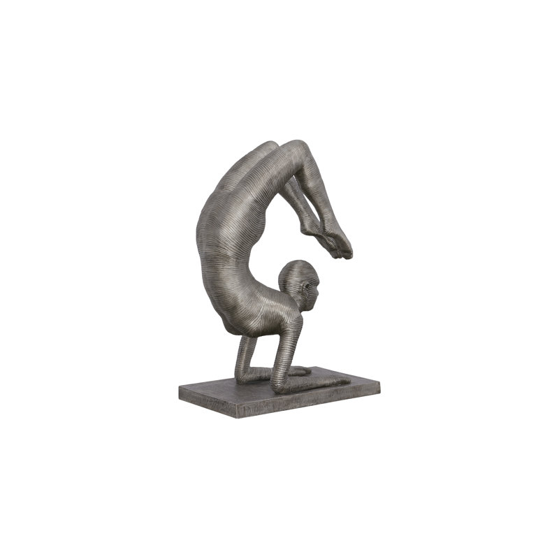 Handstand Scorpion Statue, Aluminum