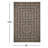 Tiza Geometric Machine Woven Indoor / Outdoor Rug -221731096