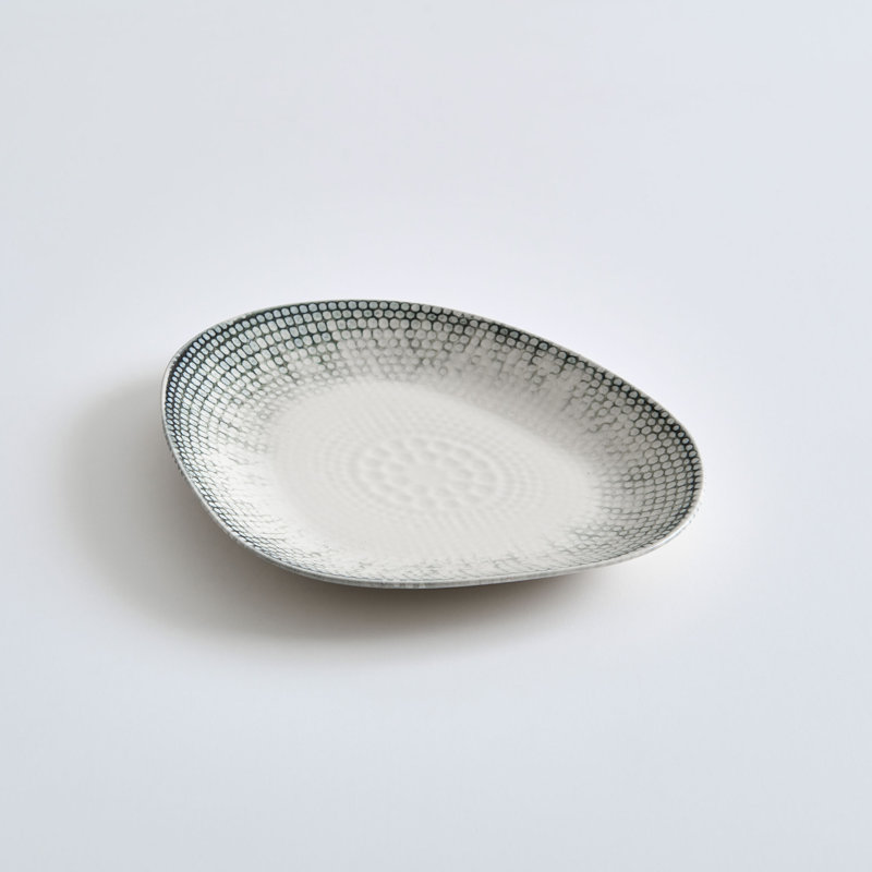 Napeague Boston 22cm Porcelain China Commercial Dishwasher Safe Appetizer Plate, Set of 6