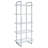 Colfax Clear 5-shelf Bookshelf