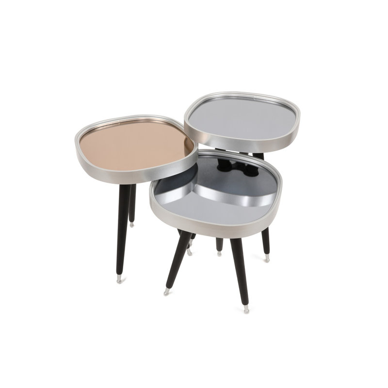 Tables gigognes 3 plateaux