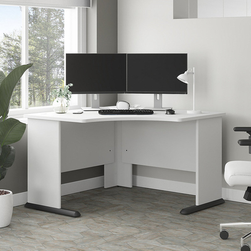 Bureau Studio A, Blanc, H 30 po x l 47 po x P 47 po
