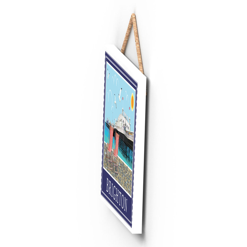 Katie Pearson Nautical & Beach Wall Decor, 15cm H x 18.5cm W x 0.9cm D