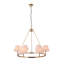 Chester 6 - Light Waggon Wheel Chandelier-109724240
