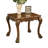 Caruthers Traditional 28"L Square End Table with Wooden Scalloped Top-709738482