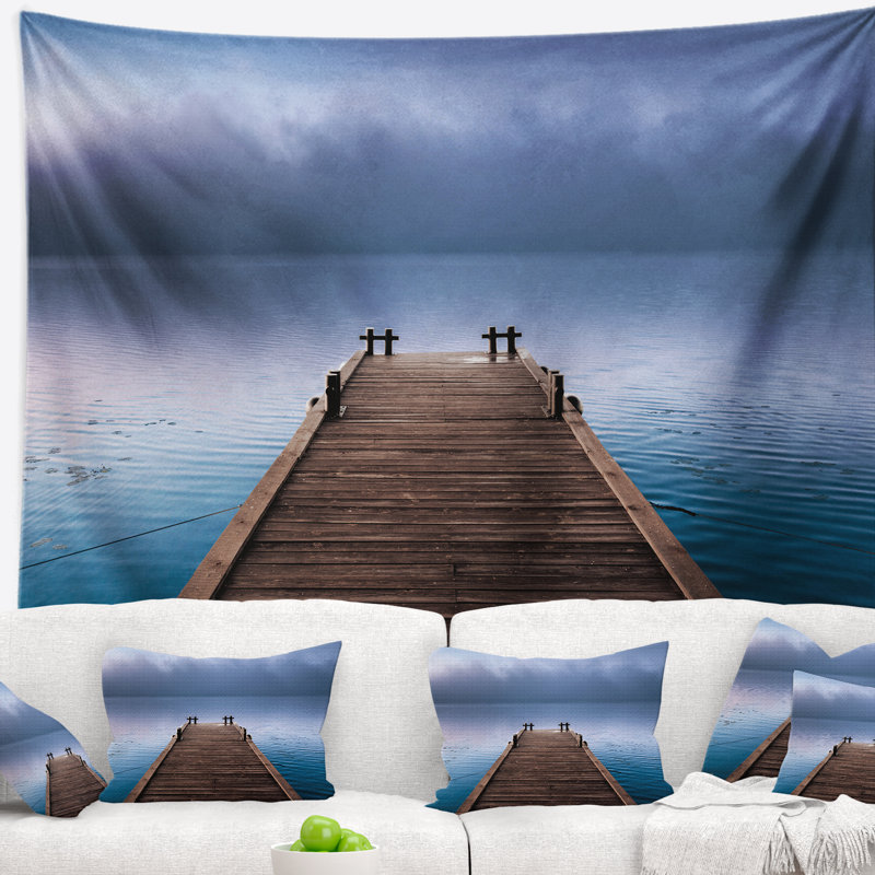 Tapisserie en bois Seascape, H 50 po x l 60 po