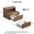 Floating Nightstand With Decorative Embossed Pattern-1257718116