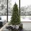 Lighted Artificial Spruce Christmas Tree-2144803833