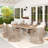 Outdoor 6-person Dining Set With Cushions-1396125514-1396125516