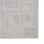 Tapis Bora, motif géométrique, laine, polyester, gris, blanc-99376355