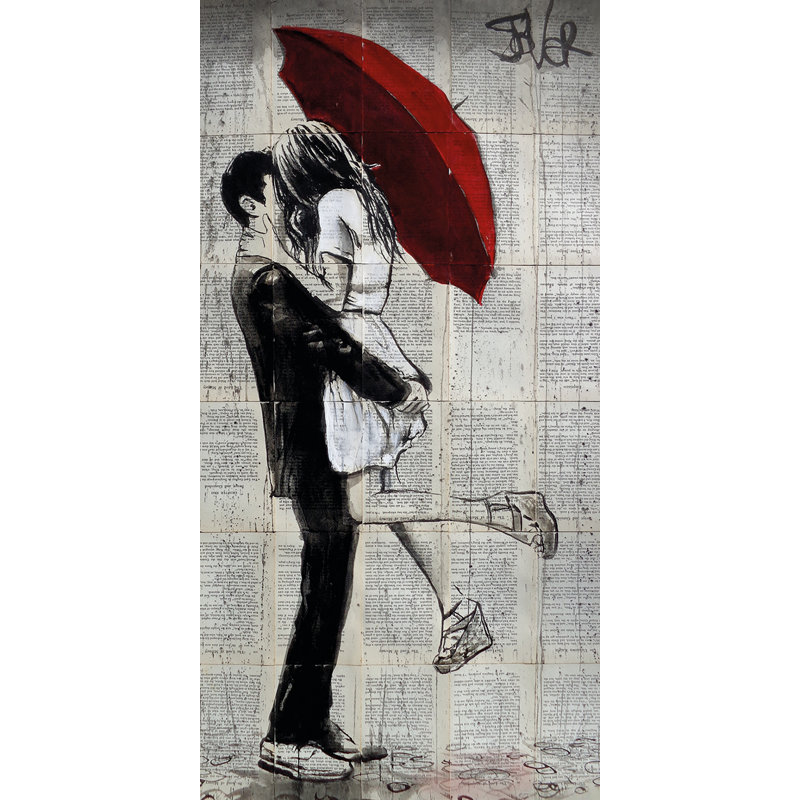 Forever Romantics Again by Loui Jover - Print, 60cm H x 30cm W x 3.1cm D, Canvas