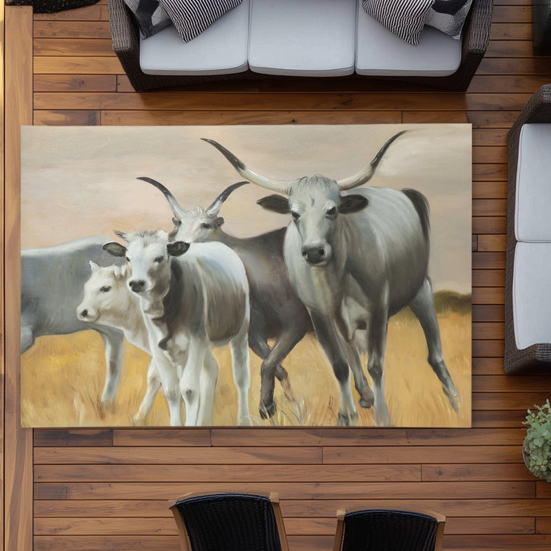 Nguni Breeding Rug | Rustic Landscapes Outdoor Decor