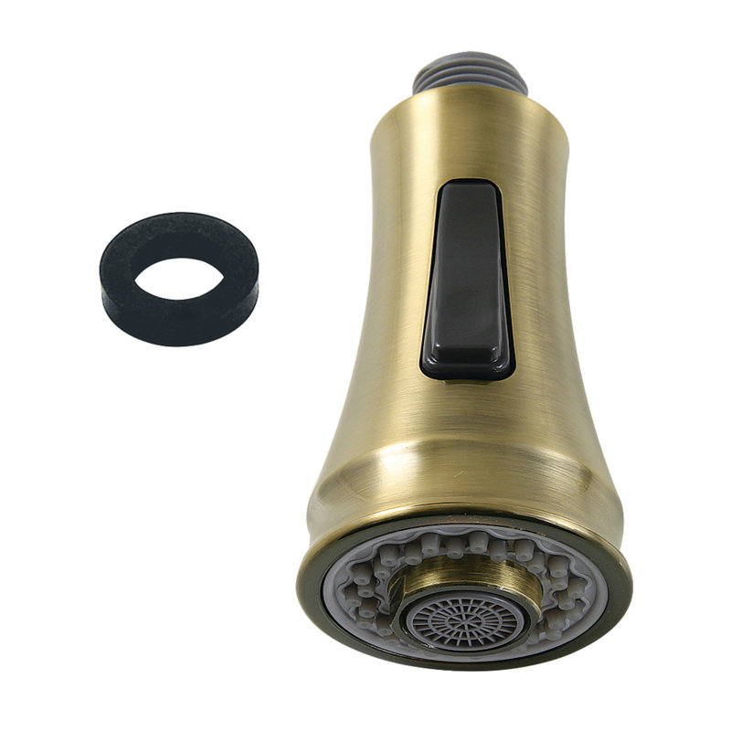Kingston Brass Made To Match 2-Function Pull-Down Kitchen Faucet Sprayer, Antique Brass