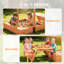 AIYAPLAY Kids Sand Pit with Lid Sandpit with Canopy for Ages 3-8 Brown