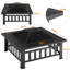 Hearthfolk Square Charcoal and Wood Burning Fire Pit-1857195231-1781964589
