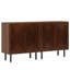 Armoire rustique, ensemble de 2 armoires de rangement, buffet classique