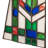 5" Square Wheat Shade