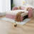 Multifunctional Velvet Upholstered Twin Beds With Trundle, Modern Pink Design