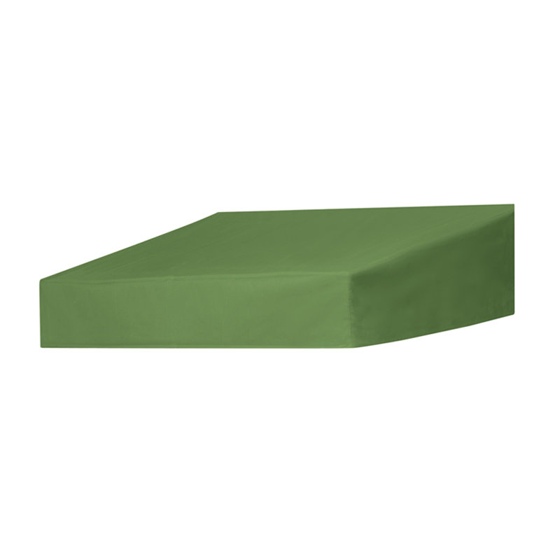 49" W x 50" D Manual Slope Door Awning, Gingko