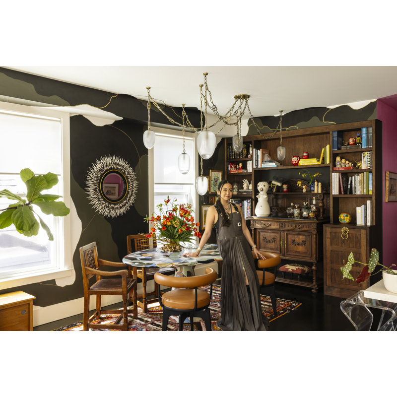 Daith Light Chandelier by Noz Nozawa for Corbett Lighting, 70" H x 61.25" W x 61.25" D