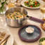 Casserole BergHOFF Elements en acier inoxydable 18/10, 16 cm (6,25 po), 1,5 l (1,5 pinte), avec couvercle en verre, violette