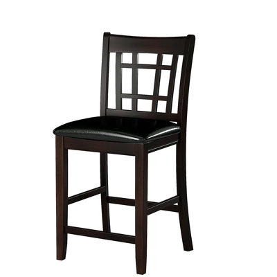 Chaise de salle à manger de style classique en similicuir 2 pièces
