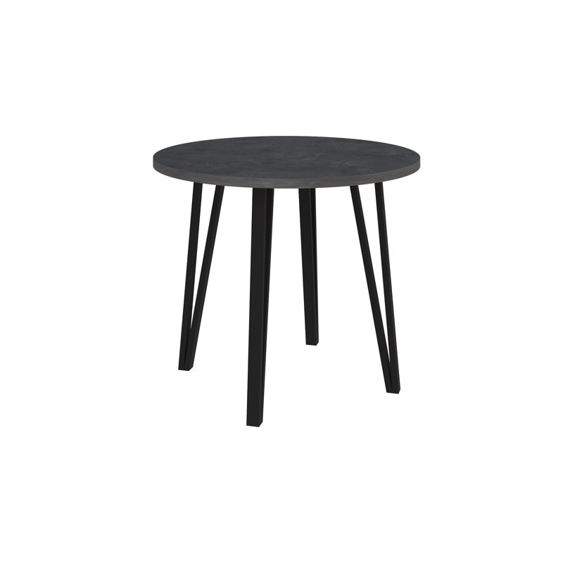 Alphonsia Round Dining Table, Retro Grey