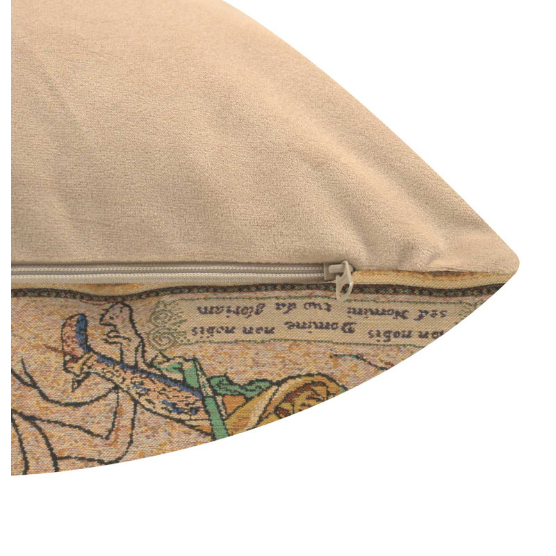Medieval Cotton Blend Pillow Cover