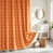 Tissu écossais orange sélectionné