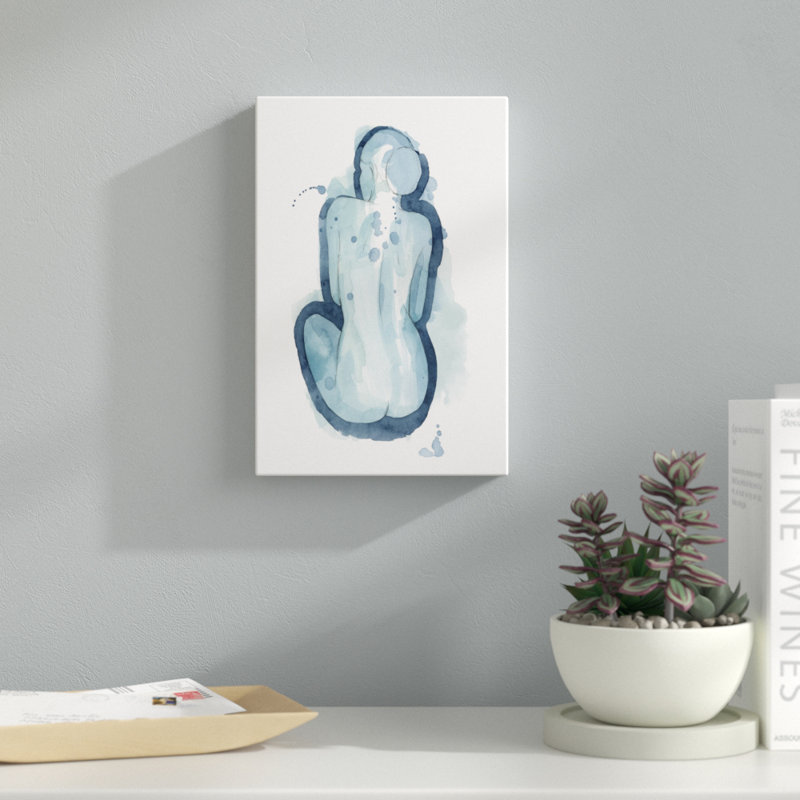 «Serena I», peinture sur toile, H 12 po x l 8 po