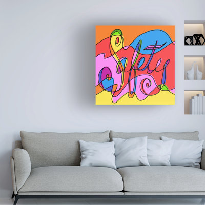 Art mural sur toile tendue «Howie Green» pour décoration de salon, de chambre à coucher ou de bureau - 35 x 35