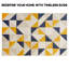 Contemporary Printed Rug High Low Pile Soft Area Carpet-1815171145