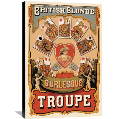 " British Blonde Burlesque Troupe, 1870 " by Sheridan Corbyn