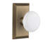 Studio Plate with White Porcelain Door Knob-551363091-693371880-693371882