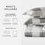 Édredon en duvet synthétique toutes saisons Gingham-2580687