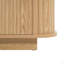 Buffet de rangement ondulé de 63 po à deux portes avec tablettes réglables, idéal pour la cuisine, le salon, le couloir - rangement polyvalent-409967854
