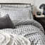 Barton Gingham Check Duvet Cover Set-598214895-598214889