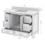 Meuble-lavabo simple 48 po avec comptoir