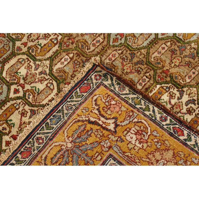 One-of-a-Kind 4'2" x 6'2" Hand Knotted Area Rug