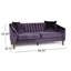 Canapé 3 places (mauve)-129379538