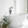 Circular Single Handle Tub Faucet