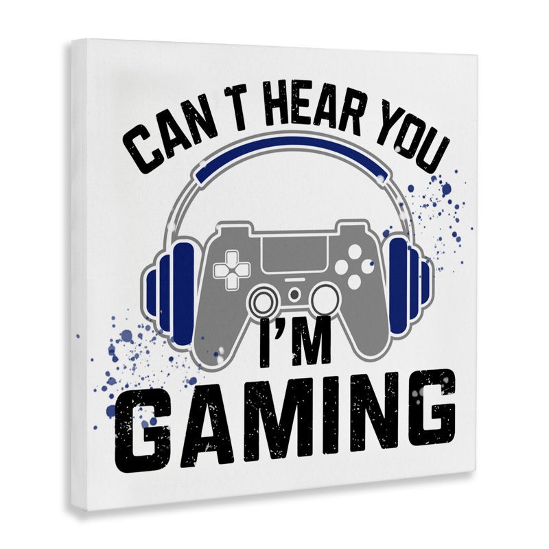 «Can Hear Hear Gaming Canvas», conception de Kim Allen, H 24 po x l 24 po