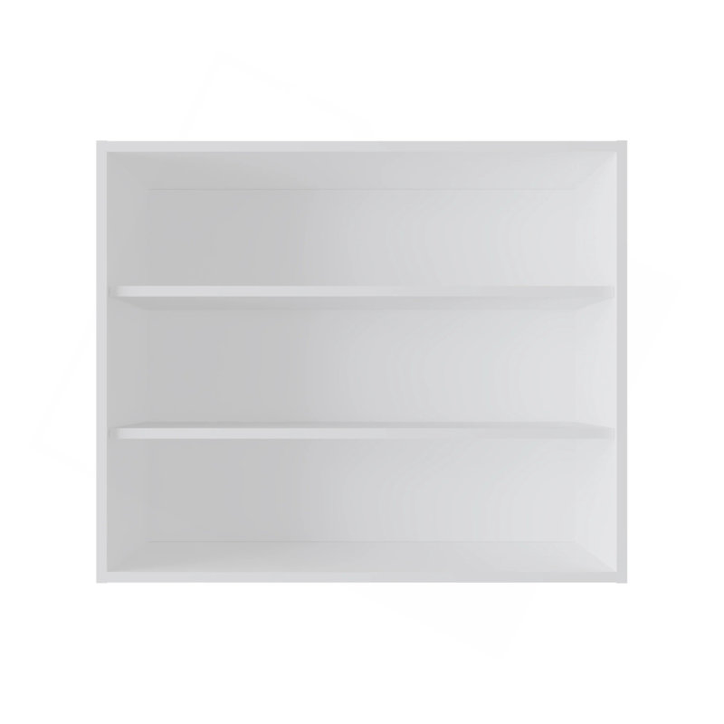 Armoire murale avec rangement ouvert, Blanc