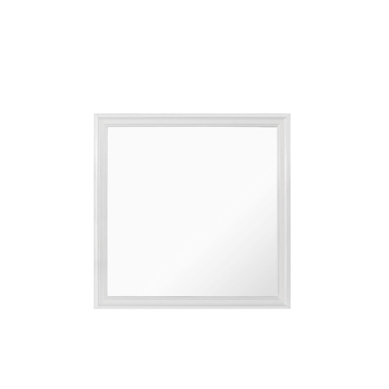 Miroir métallique Shaker, Blanc