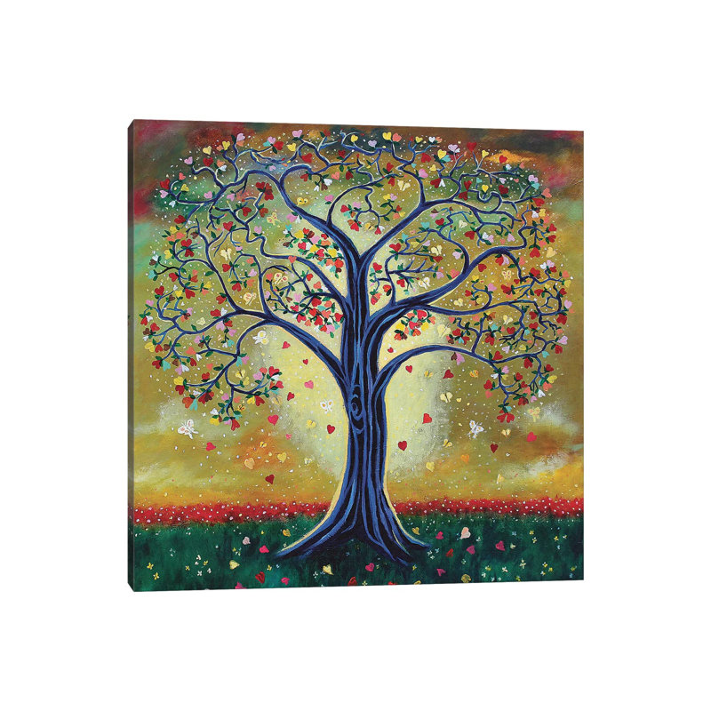 The Giving Tree by Jerry Lee Kirk - Painting on Canvas, 66.04 cm H x 66.04 cm W x 1.91 cm D, Wrapped Canvas
