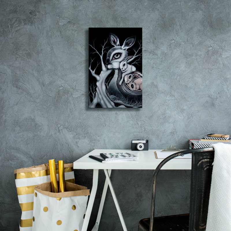 «Gracie Oaks», «The surrogate» par Angelina Wrona, art mural sur toile, H 18 po x l 12 po x P 0,75 po