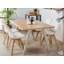 Mirabal Solid Wood Base Dining Table